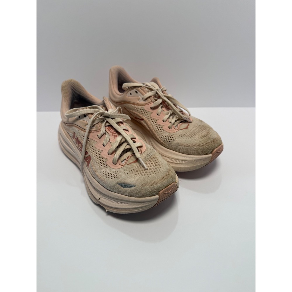 Hoka Bondi 8 Womens Running Shoes Peach Whip Shell Coral 1127896-PLTT US 7B